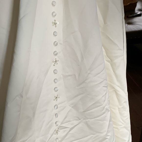 Wedding Dress, Tiera and Gloves - Picture 8 of 16